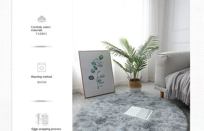 Super Soft Plush Round Rug Mat Fluffy White Carpets For Living Room  Home Decor Bedroom Kid Room Decoration Salon Thick Pile Rug