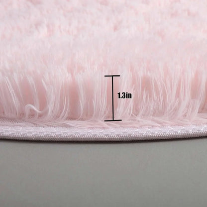 Super Soft Plush Round Rug Mat Fluffy White Carpets For Living Room  Home Decor Bedroom Kid Room Decoration Salon Thick Pile Rug