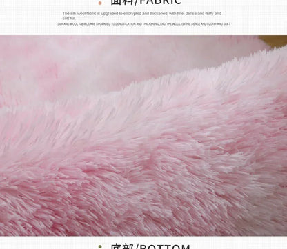 Super Soft Plush Round Rug Mat Fluffy White Carpets For Living Room  Home Decor Bedroom Kid Room Decoration Salon Thick Pile Rug