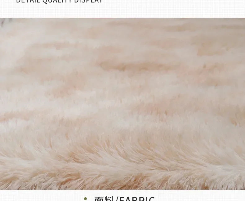 Super Soft Plush Round Rug Mat Fluffy White Carpets For Living Room  Home Decor Bedroom Kid Room Decoration Salon Thick Pile Rug
