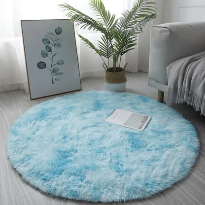Super Soft Plush Round Rug Mat Fluffy White Carpets For Living Room  Home Decor Bedroom Kid Room Decoration Salon Thick Pile Rug