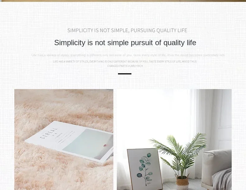 Super Soft Plush Round Rug Mat Fluffy White Carpets For Living Room  Home Decor Bedroom Kid Room Decoration Salon Thick Pile Rug