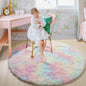 Super Soft Plush Round Rug Mat Fluffy White Carpets For Living Room  Home Decor Bedroom Kid Room Decoration Salon Thick Pile Rug